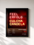 #noir Tableau de l'album Feel Erfolg (Deluxe Edition) de Culcha Candela, cadre noir, imprimé et encadré en France