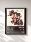 #noir Tableau de l'album Un Besito Más de Jesse & Joy, cadre noir, imprimé et encadré en France