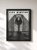 #noir Tableau de l'album Alex Winston de Alex Winston, cadre noir, imprimé et encadré en France