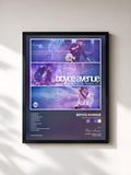 #noir Tableau de l'album Road Less Traveled de Boyce Avenue, cadre noir, imprimé et encadré en France