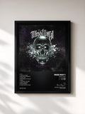 #noir Tableau de l'album Deathless de Miss May I, cadre noir, imprimé et encadré en France
