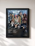 #noir Tableau de l'album Celestial de RBD, cadre noir, imprimé et encadré en France