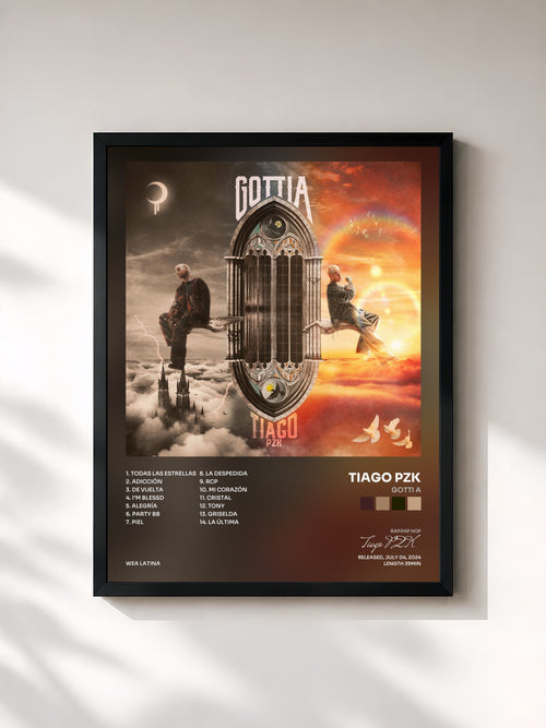 Tiago PZK · GOTTI A — Affiche encadrée