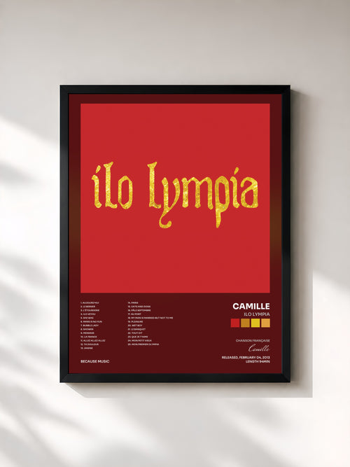 Camille · Ilo Lympia — Affiche encadrée