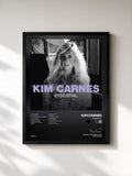#noir Tableau de l'album Essential de Kim Carnes, cadre noir, imprimé et encadré en France