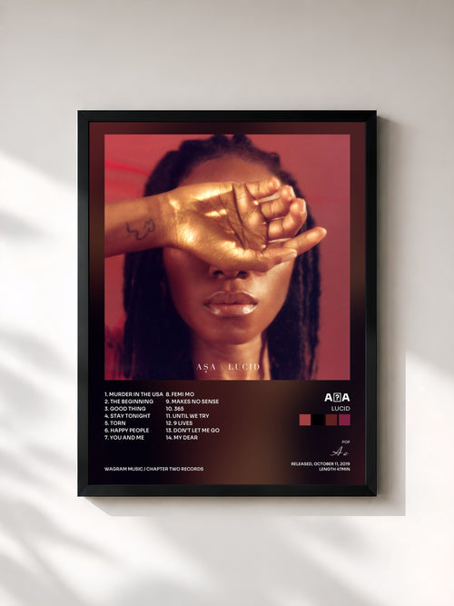 Aṣa · Lucid — Affiche encadrée
