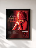 #noir Tableau de l'album Family de LeAnn Rimes, cadre noir, imprimé et encadré en France