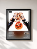#noir Tableau de l'album Like..? de Ice Spice, cadre noir, imprimé et encadré en France