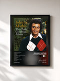 #noir Tableau de l'album The Classic Christmas Album de Johnny Mathis, cadre noir, imprimé et encadré en France