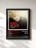 #noir Tableau de l'album Push Push de Kurt Nilsen, cadre noir, imprimé et encadré en France