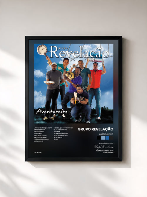 Grupo Revelação · Aventureiro — Affiche encadrée