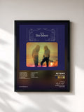 #noir Tableau de l'album Silver Deliverer de Aly & AJ, cadre noir, imprimé et encadré en France