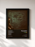 #noir Tableau de l'album Mr. Misunderstood de Eric Church, cadre noir, imprimé et encadré en France