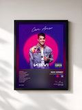 #noir Tableau de l'album Com amor, Kevi Jonny de Kevi Jonny, cadre noir, imprimé et encadré en France