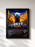 #noir Tableau de l'album Snowfall #1 de Juicy P, cadre noir, imprimé et encadré en France