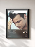 #noir Tableau de l'album Dedicated de ATB, cadre noir, imprimé et encadré en France