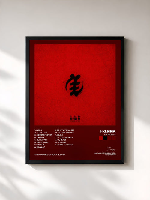 Frenna · bLoOdLine — Affiche encadrée