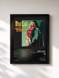 #noir Tableau de l'album Welcome To The Neighbourhood de Meat Loaf, cadre noir, imprimé et encadré en France
