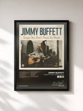 #noir Tableau de l'album Songs You Don't Know By Heart de Jimmy Buffett, cadre noir, imprimé et encadré en France