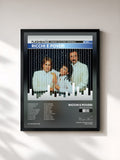 #noir Tableau de l'album Ricchi e Poveri de Ricchi e Poveri, cadre noir, imprimé et encadré en France