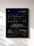 #noir Tableau de l'album The Black House de Sleepy Hallow, cadre noir, imprimé et encadré en France