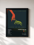 #noir Tableau de l'album Love is an Art de Vanessa Carlton, cadre noir, imprimé et encadré en France