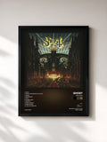 #noir Tableau de l'album Meliora de Ghost, cadre noir, imprimé et encadré en France