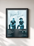 #noir Tableau de l'album Marcas 2 de Lucas e Orelha, cadre noir, imprimé et encadré en France