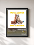 #noir Tableau de l'album Made to Be Broken de The Goo Goo Dolls, cadre noir, imprimé et encadré en France
