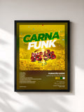 #noir Tableau de l'album CarnaFunk da Furacão 2000 de Furacão 2000, cadre noir, imprimé et encadré en France