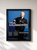 #noir Tableau de l'album 7 de Paul Kalkbrenner, cadre noir, imprimé et encadré en France