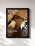 #noir Tableau de l'album Come Into My Life (The Album) de Gala, cadre noir, imprimé et encadré en France