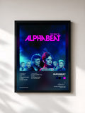 #noir Tableau de l'album The Beat Is... de Alphabeat, cadre noir, imprimé et encadré en France