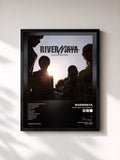 #noir Tableau de l'album Panatang Makabanda de Rivermaya, cadre noir, imprimé et encadré en France