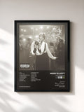#noir Tableau de l'album The Cookbook de Missy Elliott, cadre noir, imprimé et encadré en France