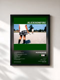#noir Tableau de l'album Alexisonfire de Alexisonfire, cadre noir, imprimé et encadré en France