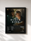 #noir Tableau de l'album Black Bird (Season 1) de Mogwai, cadre noir, imprimé et encadré en France