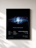 #noir Tableau de l'album The Silent Force de Within Temptation, cadre noir, imprimé et encadré en France