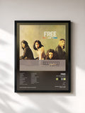 #noir Tableau de l'album Fire And Water (Deluxe Edition) de Free, cadre noir, imprimé et encadré en France