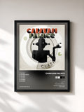 #noir Tableau de l'album Clash de Caravan Palace, cadre noir, imprimé et encadré en France