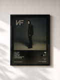 #noir Tableau de l'album NF de NF, cadre noir, imprimé et encadré en France