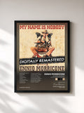 #noir Tableau de l'album My Name is Nobody (Original Motion Picture Soundtrack) - Remastered de Ennio Morricone, cadre noir, imprimé et encadré en France