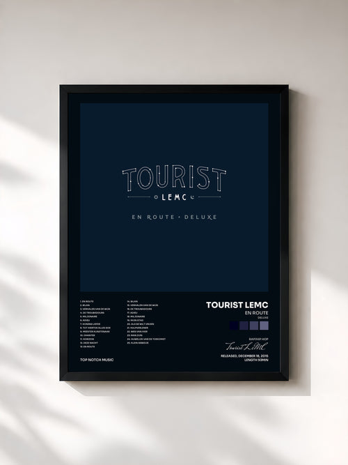 Tourist LeMC · En Route (Deluxe) — Affiche encadrée