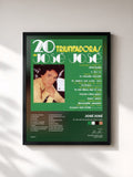 #noir Tableau de l'album 20 Triunfadoras De Jose Jose de José José, cadre noir, imprimé et encadré en France