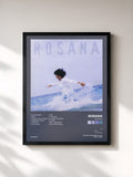 #noir Tableau de l'album Rosana de Rosana, cadre noir, imprimé et encadré en France