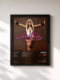 #noir Tableau de l'album Anitta de Anitta, cadre noir, imprimé et encadré en France