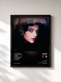 #noir Tableau de l'album Elle ou Moi de NACH, cadre noir, imprimé et encadré en France