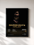 #noir Tableau de l'album BADSHAH's HITLIST de Badshah, cadre noir, imprimé et encadré en France