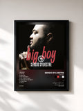 #noir Tableau de l'album Big Boy de Sergio Sylvestre, cadre noir, imprimé et encadré en France