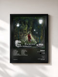 #noir Tableau de l'album Vita Vera Mixtape de Tedua, cadre noir, imprimé et encadré en France